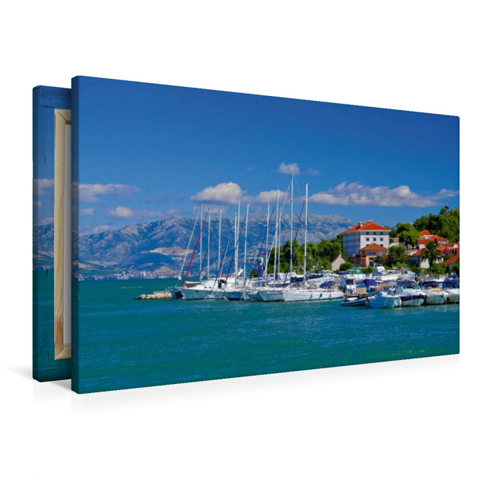 Premium Textil-Leinwand Trogir