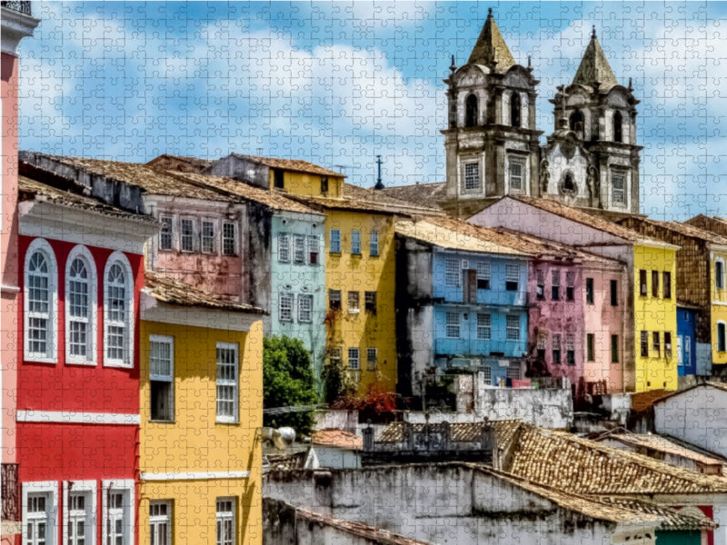 Pelourinho  Salvador da Bahia 1000 Teile Puzzle quer - CALVENDO Foto-Puzzle'