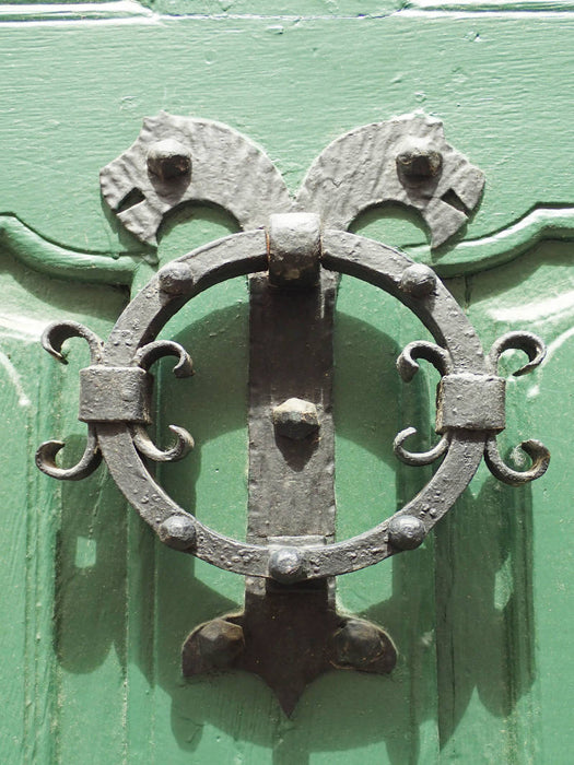 Türklopfer in Weinheim / Bergstraße - CALVENDO Foto-Puzzle'