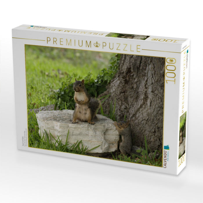 Squirl mit Baby - CALVENDO Foto-Puzzle'