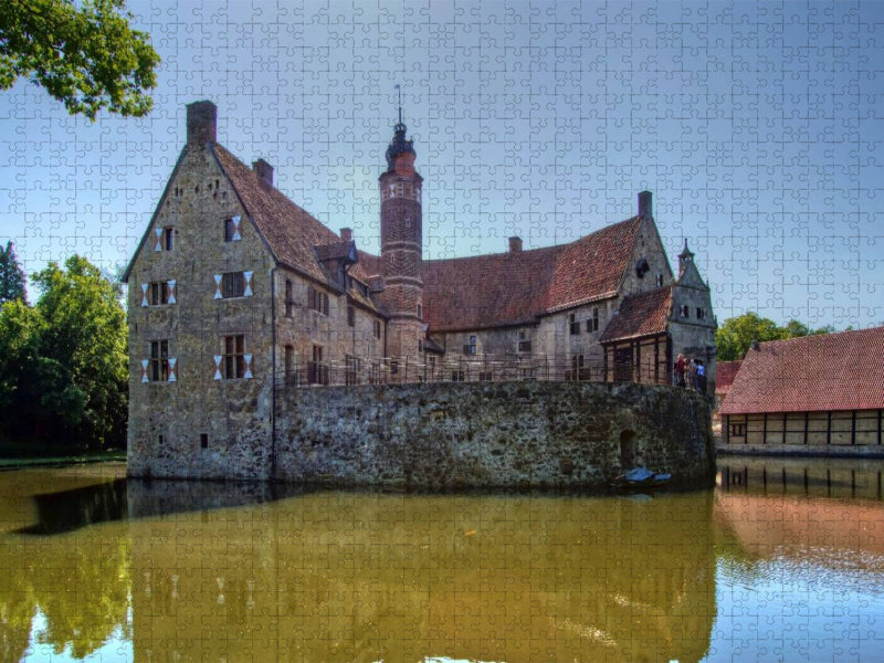 Lüdinghausen - Burg Vischering - CALVENDO Foto-Puzzle'