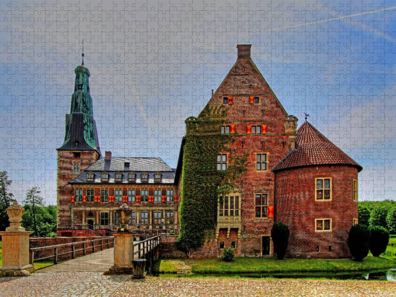 Schloss Raesfeld im Münsterland - CALVENDO Foto-Puzzle'