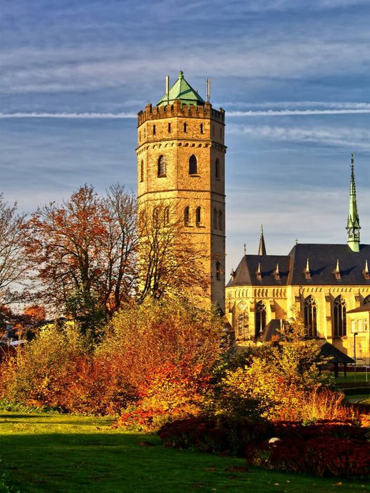 Wasserturm und Tilbecker Kapelle in Havixbeck - CALVENDO Foto-Puzzle'