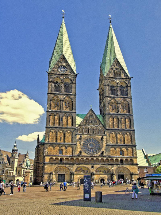 Bremen - St. Petri Dom, frühgotisches Gepräge des 13. Jahrhunderts - CALVENDO Foto-Puzzle'