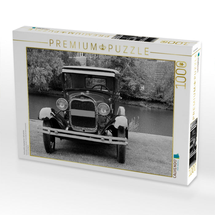 Automobile vergangener Jahrzehnte - CALVENDO Foto-Puzzle'