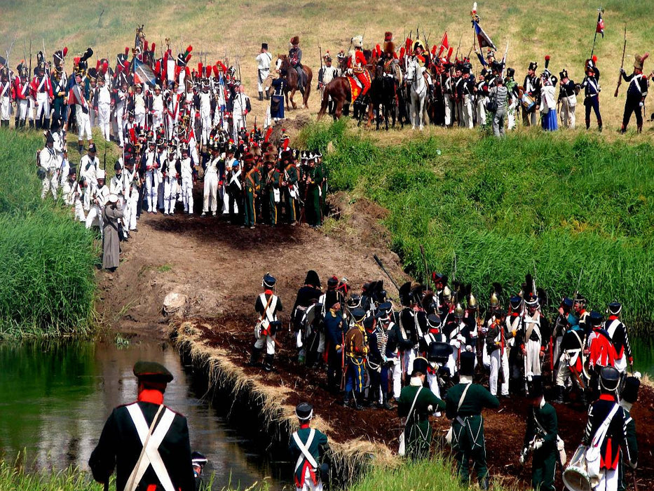 Nachgestellte Schlacht von 1807 - Ein Motiv aus dem Kalender "FRIEDLAND - PRAWDINSK" - CALVENDO Foto-Puzzle'
