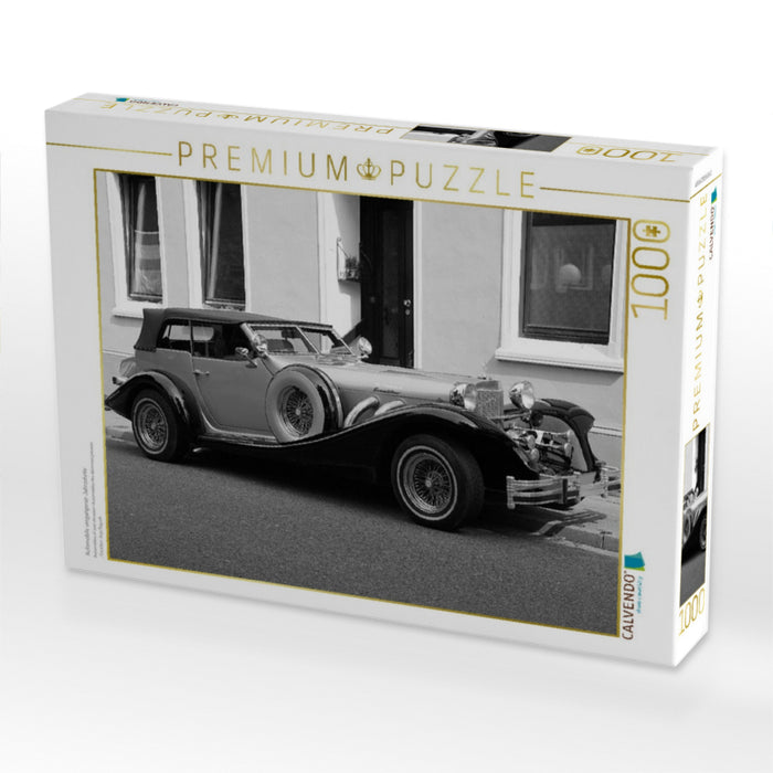 Automobile vergangener Jahrzehnte - CALVENDO Foto-Puzzle'