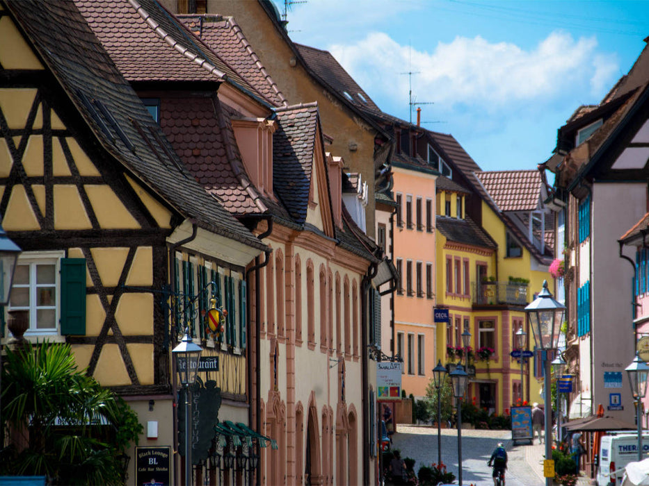 Häuserzeile in Endingen - CALVENDO Foto-Puzzle'