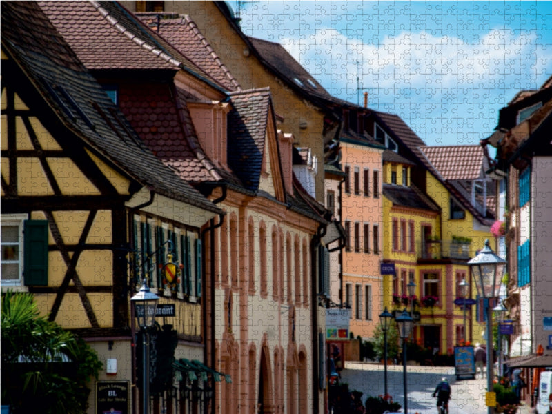 Häuserzeile in Endingen 1000 Teile Puzzle quer - CALVENDO Foto-Puzzle'