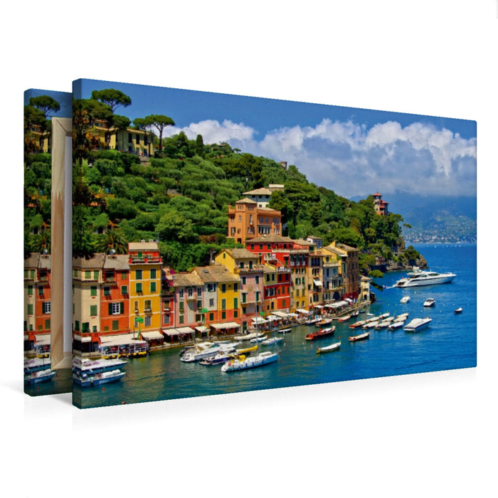 Premium Textil-Leinwand Portofino