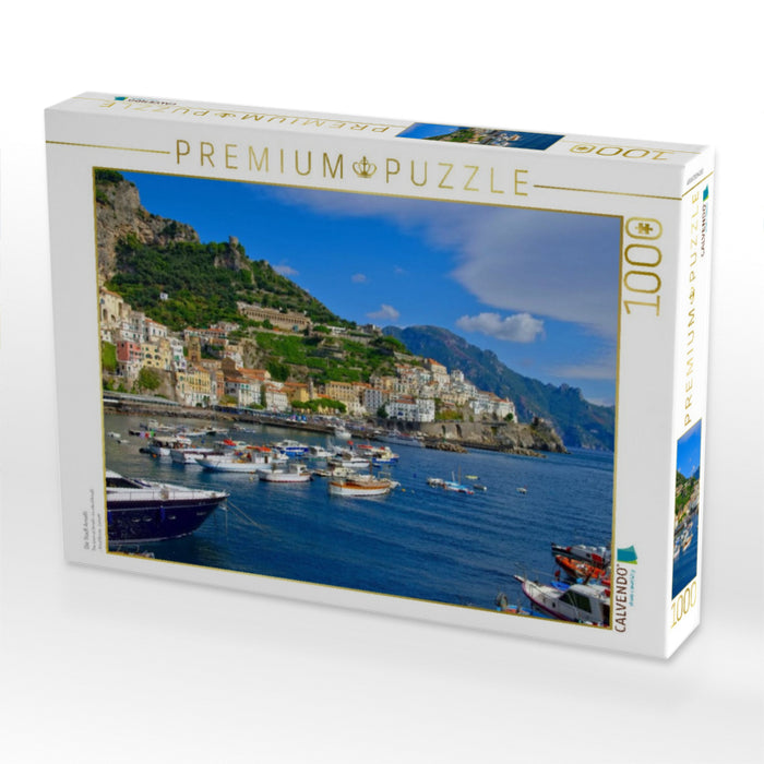 Die Stadt Amalfi - CALVENDO Foto-Puzzle'