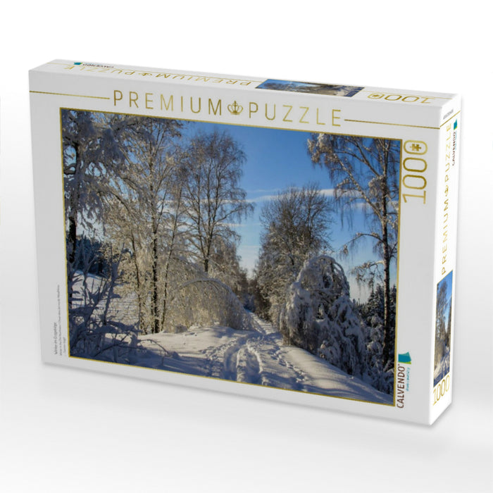 Winter im Erzgebirge - CALVENDO Foto-Puzzle'