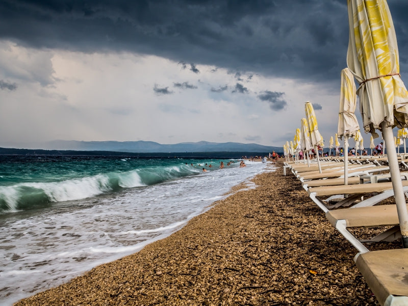 Baden am goldenen Horn (Zlatni Rat) auf der Insel Brac 1000 Teile Puzzle quer - CALVENDO Foto-Puzzle'