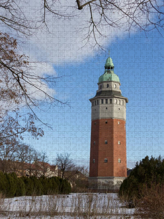 Wasserturm in Finsterwalde - CALVENDO Foto-Puzzle'