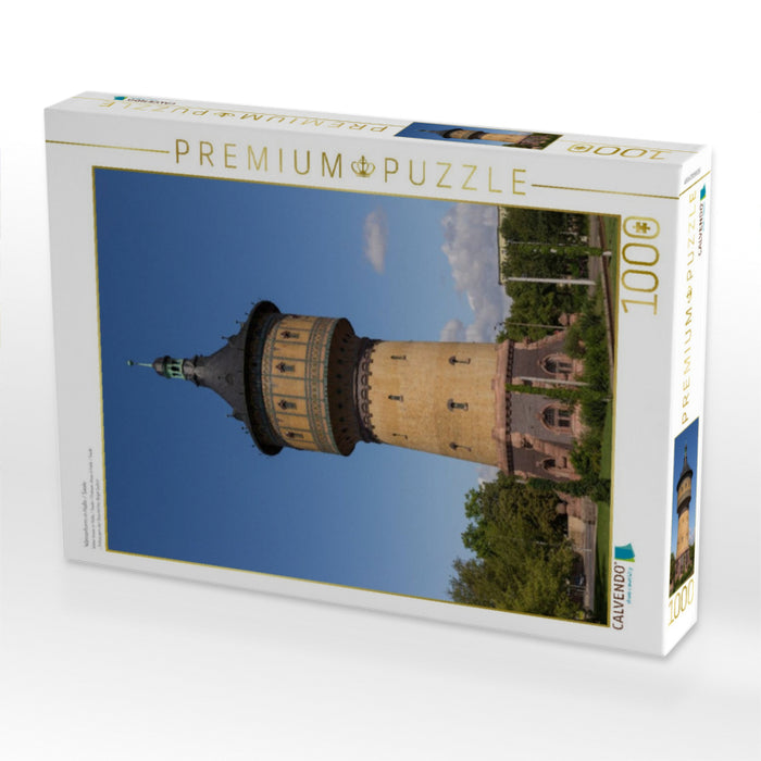 Wasserturm in Halle / Saale - CALVENDO Foto-Puzzle'