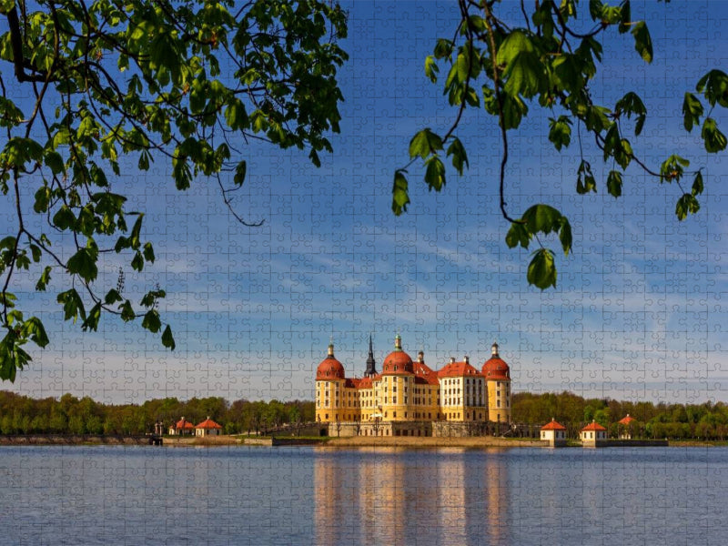 Das Jagdschloss Moritzburg - CALVENDO Foto-Puzzle'