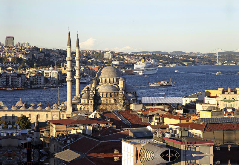 Premium Textil-Leinwand Istanbul - Süleymaniye-Moschee