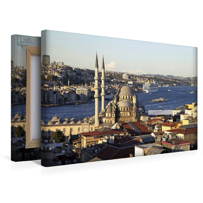 Premium Textil-Leinwand Istanbul - Süleymaniye-Moschee