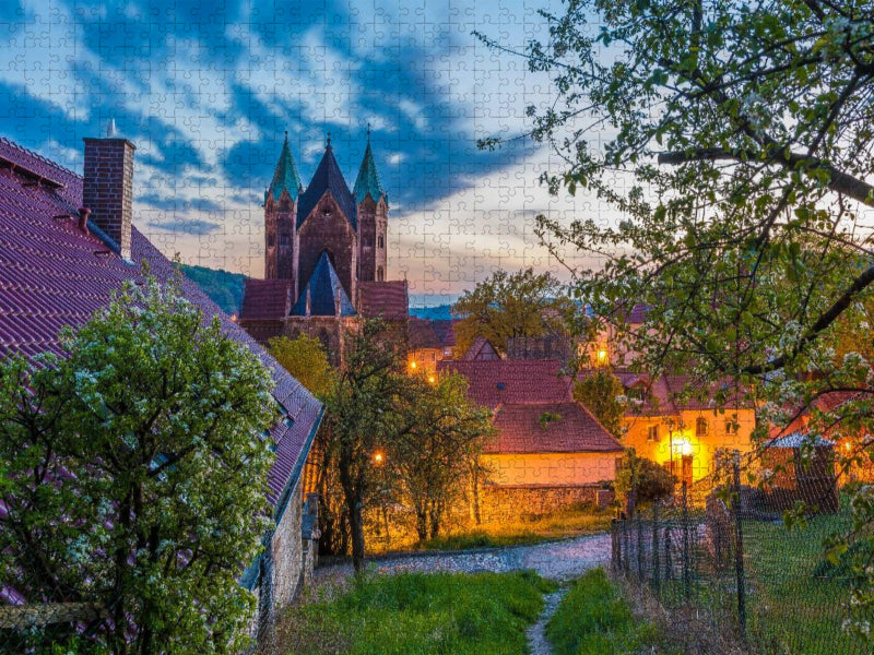 Freyburg am Abend - CALVENDO Foto-Puzzle'