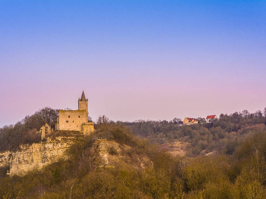 Rudelsburg am Abend - CALVENDO Foto-Puzzle'
