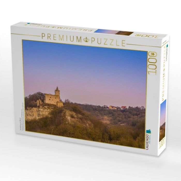 Rudelsburg am Abend - CALVENDO Foto-Puzzle'