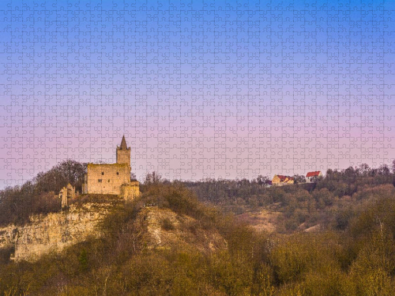 Rudelsburg am Abend - CALVENDO Foto-Puzzle'