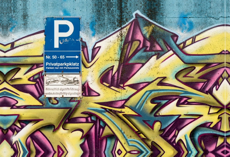 Premium Textil-Leinwand Betzdorfer Graffiti.
