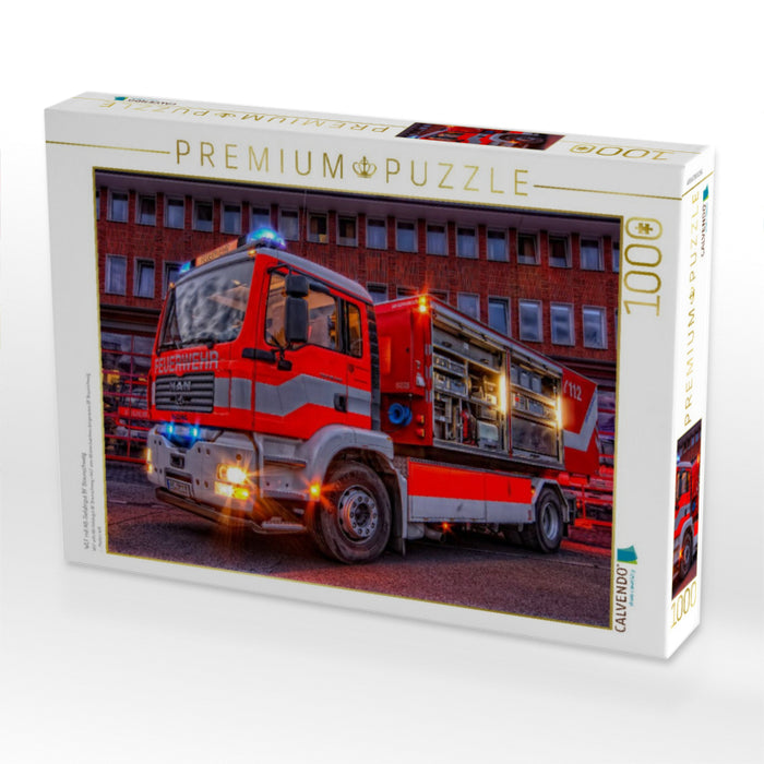 WLF mit AB-Gefahrgut BF Braunschweig - CALVENDO Foto-Puzzle'
