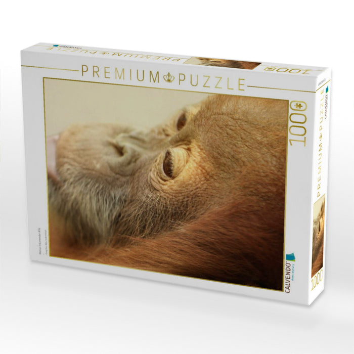 Kleiner träumender Affe - CALVENDO Foto-Puzzle'