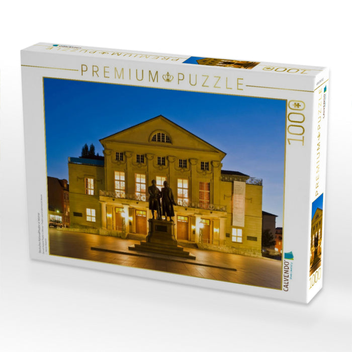 Deutsches Nationaltheater in Weimar - CALVENDO Foto-Puzzle'