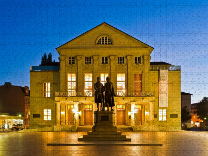Deutsches Nationaltheater in Weimar - CALVENDO Foto-Puzzle'