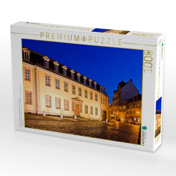 Goethes Wohnhaus mit Nationalmuseum in Weimar - CALVENDO Foto-Puzzle'