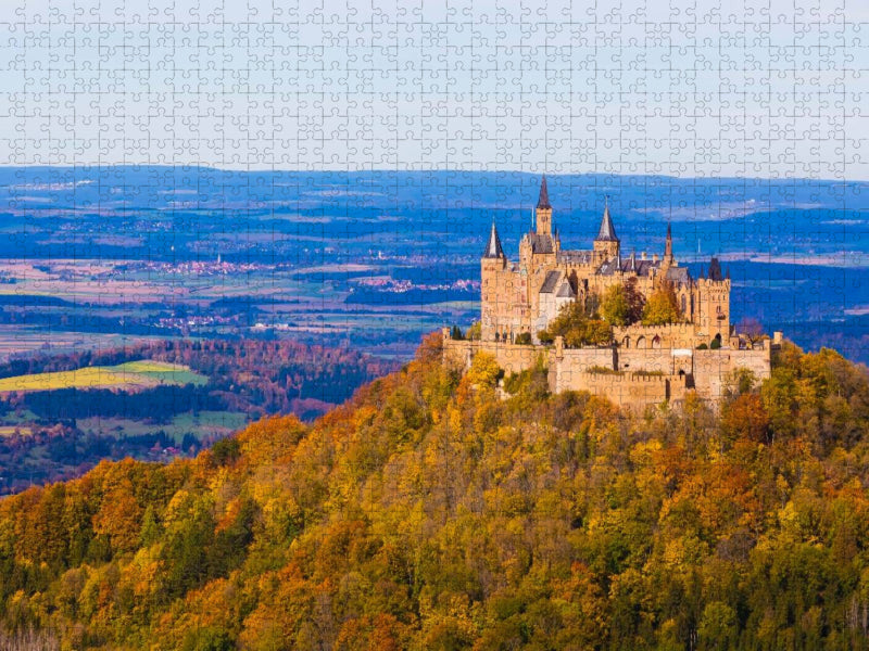 Burg Hohenzollern bei Hechingen - CALVENDO Foto-Puzzle'