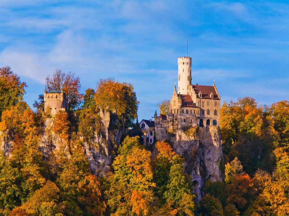 Schloss Lichtenstein auf der Schwäbischen Alb - CALVENDO Foto-Puzzle'