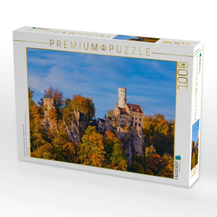 Schloss Lichtenstein auf der Schwäbischen Alb - CALVENDO Foto-Puzzle'