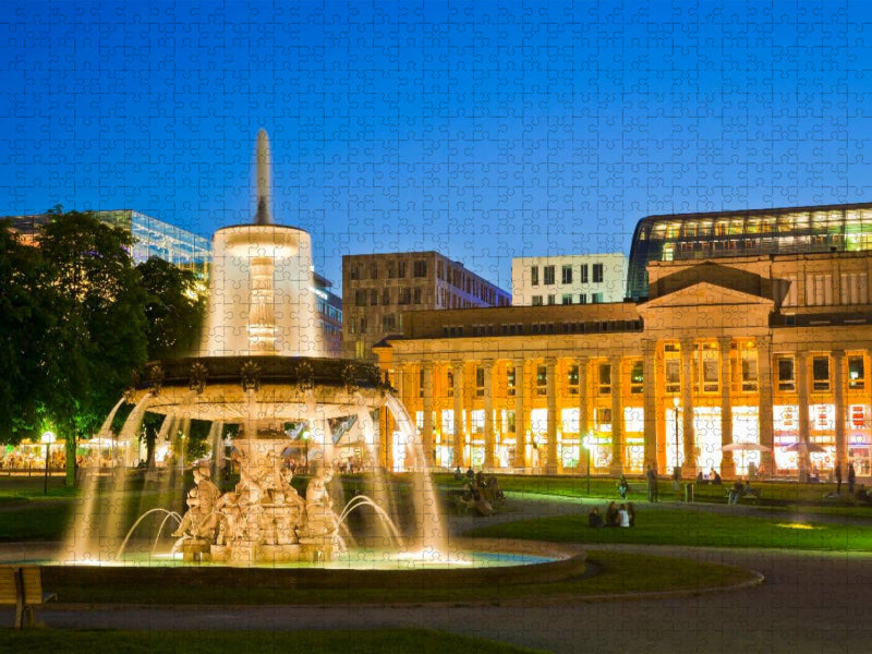 Königsbau am Schloßplatz - CALVENDO Foto-Puzzle'