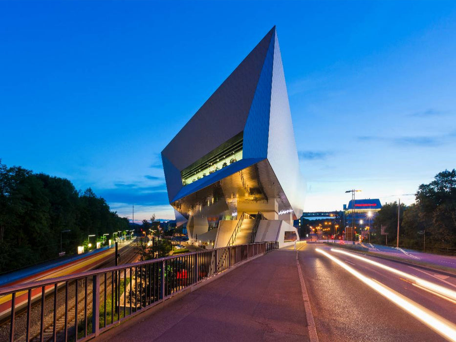 Porsche Museum in Zuffenhausen - CALVENDO Foto-Puzzle'