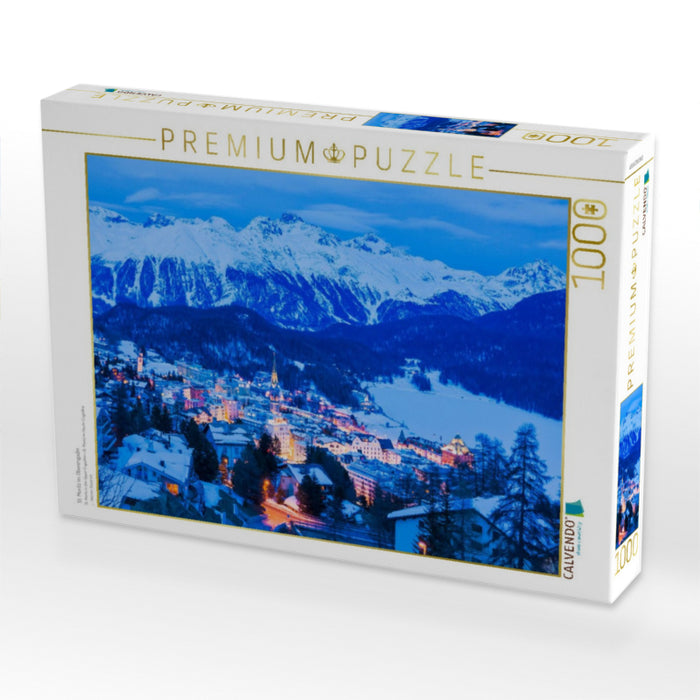 St. Moritz im Oberengadin - CALVENDO Foto-Puzzle'