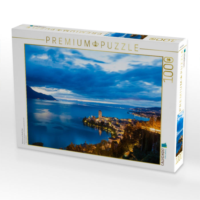 Montreux am Genfer See - CALVENDO Foto-Puzzle'