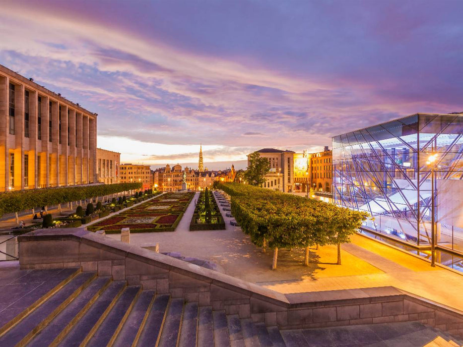 Der Mont des Arts in Brüssel - CALVENDO Foto-Puzzle'
