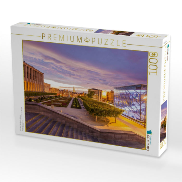 Der Mont des Arts in Brüssel - CALVENDO Foto-Puzzle'