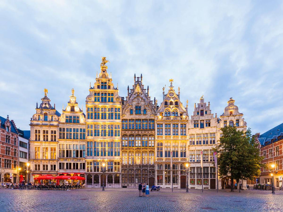 Zunfthäuser am Grote Markt in Antwerpen - CALVENDO Foto-Puzzle'