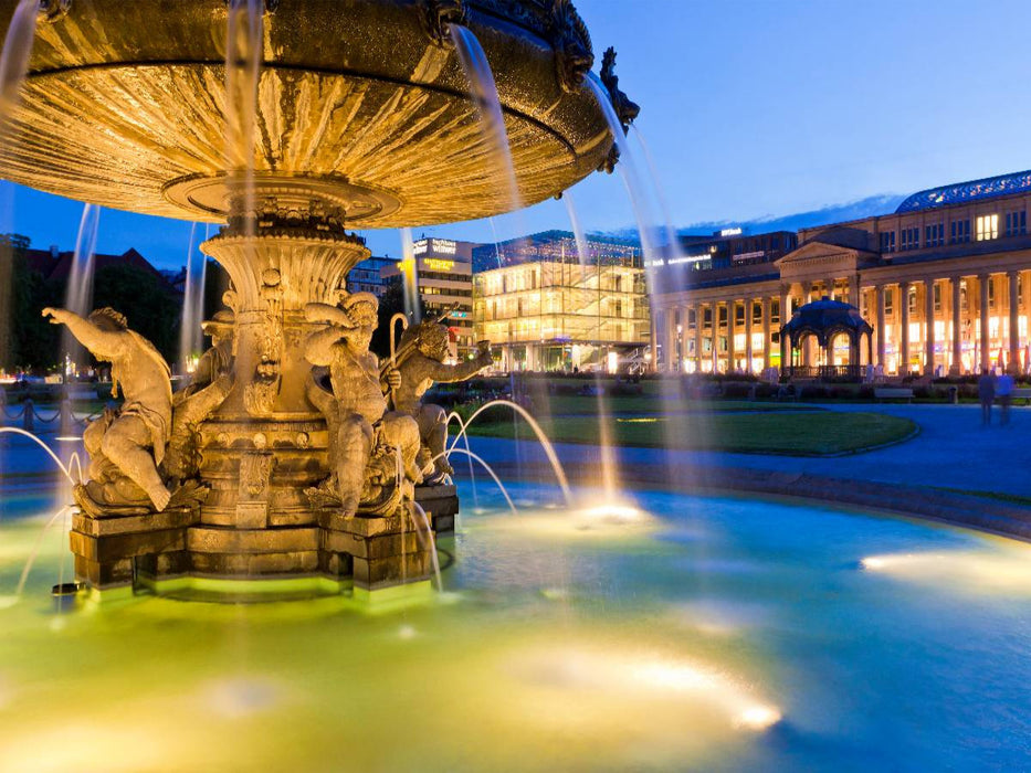 Schlossplatz in Stuttgart - CALVENDO Foto-Puzzle'
