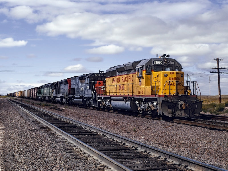 Union Pacific, Cheyenne, Wyoming, 1981 1000 Teile Puzzle quer - CALVENDO Foto-Puzzle'