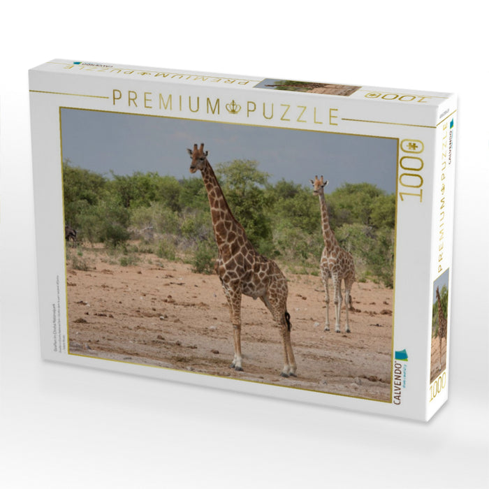 Giraffen im Etosha Nationalpark - CALVENDO Foto-Puzzle'