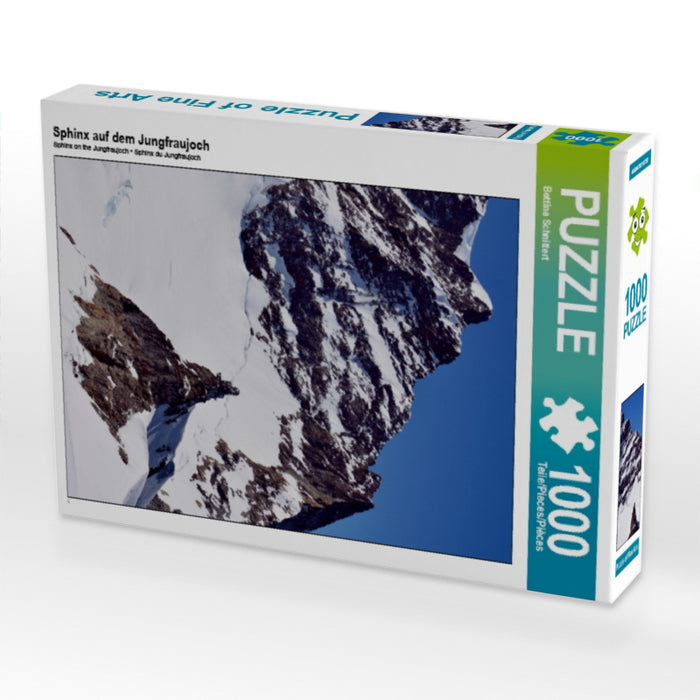 Sphinx auf dem Jungfraujoch 1000 Teile Puzzle hoch - CALVENDO Foto-Puzzle'
