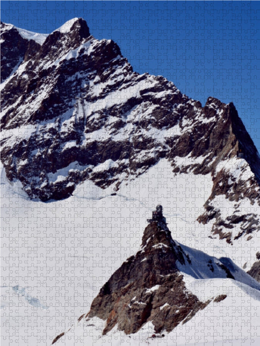 Sphinx auf dem Jungfraujoch 1000 Teile Puzzle hoch - CALVENDO Foto-Puzzle'