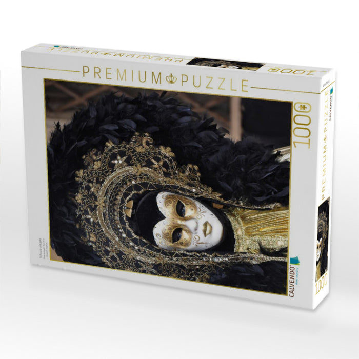 Schwarz und gold - CALVENDO Foto-Puzzle'