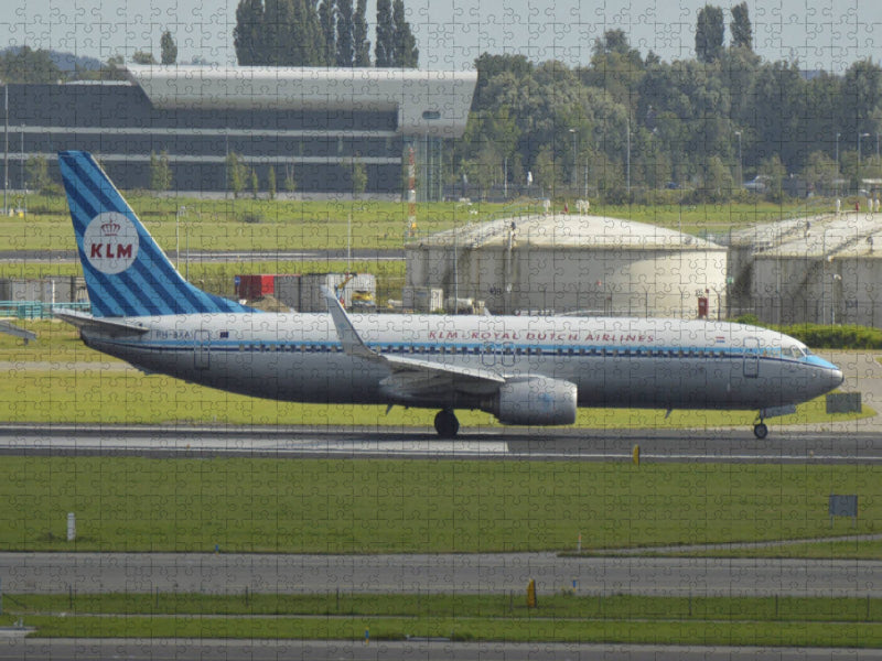 KLM - Boeing 737 - CALVENDO Foto-Puzzle'