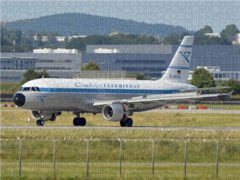 Condor - Airbus A320 1000 Teile Puzzle quer - CALVENDO Foto-Puzzle'